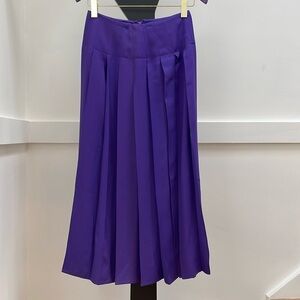 FENDI pleated skirt Purple size 38 IT